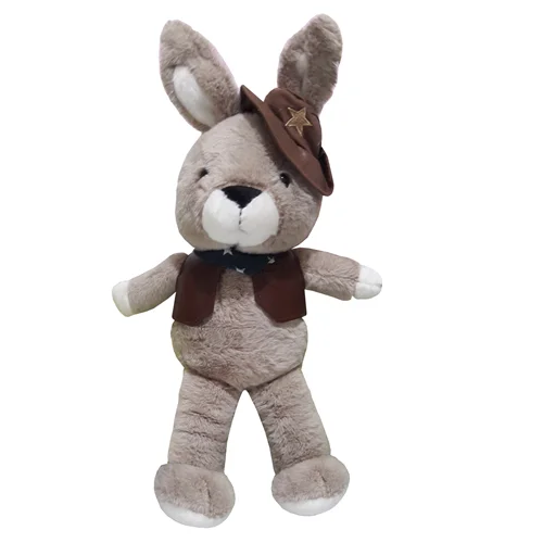 عروسک خرگوش مدل کلانتر ارتفاع 50 سانتیمتر