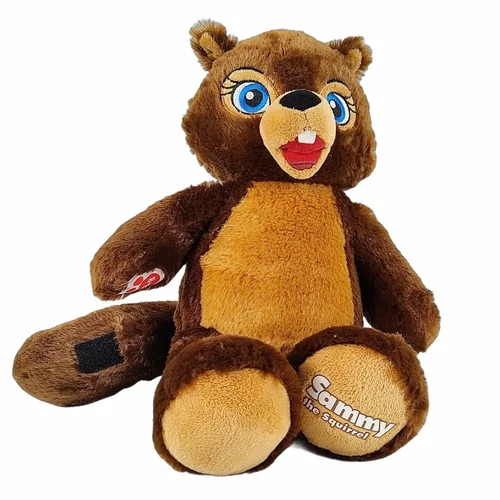 عروسک سنجاب مدل Sammy برند Build a Bear ارتفاع 40 سانتیمتر